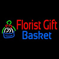 Florist Gift Basket Neon Skilt