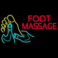 Foot Massage Neon Skilt