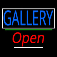 Gallery With Border Open 3 Neon Skilt