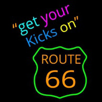 Get Your Kicks on Route 66 Neon Skilt