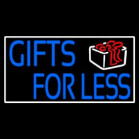 Gifts For Less With Logo Neon Skilt