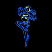 Girl Logo Strip Club Neon Skilt