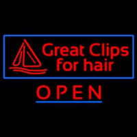 Great Clips For Hair Neon Skilt