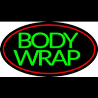 Green Body Wraps Neon Skilt