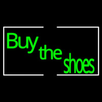 Green Buy The Shoes With Border Neon Skilt