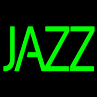 Green Double Stroke Jazz Block Neon Skilt