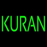 Green Kuran Neon Skilt