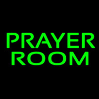 Green Prayer Room Neon Skilt