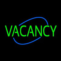 Green Vacancy Neon Skilt