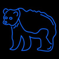 Grizzly Bear Neon Skilt