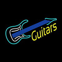 Guitar 2 Logo Neon Skilt