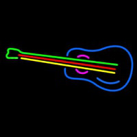 Guitar Neon Skilt