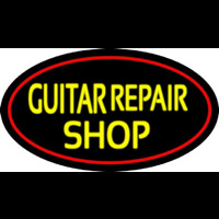 Guitar Repair Shop 2 Neon Skilt