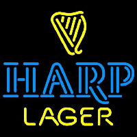 Harp Lager 2 with Harp Neon Skilt