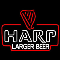 Harp Lager Neon Skilt