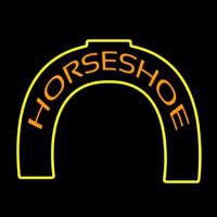 Horseshoe Neon Skilt