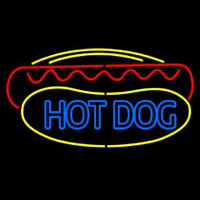 Hot Dog Neon Skilt