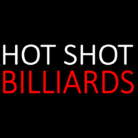 Hot Shot Billiards 2 Neon Skilt