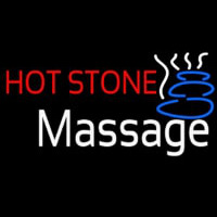 Hot Stone Massage Neon Skilt