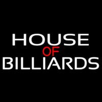 House Of Billiards 2 Neon Skilt