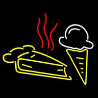 Ice Cream And Pie Neon Skilt