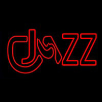 Jazz Red Colored Neon Skilt