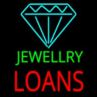 Jewelry Loans Neon Skilt