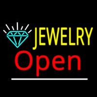 Jewelry Open Logo Neon Skilt