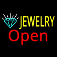 Jewelry Open Neon Skilt