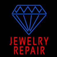 Jewelry Repair Block Neon Skilt