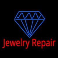 Jewelry Repair Cursive Neon Skilt