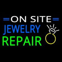 Jewelry Repair On Site Neon Skilt