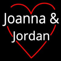 Joanna And Jordan Neon Skilt