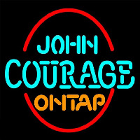 John Courage On Tap Neon Skilt