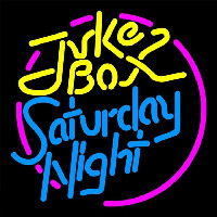 Juke Bo  Saturday Night Neon Skilt