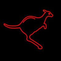 Kangaroo Logo Neon Skilt