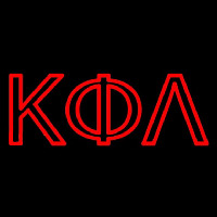 Kappa Phi Lambda Neon Skilt