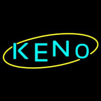 Keno With Oval 1 Neon Skilt