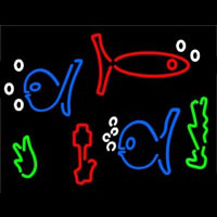 Logo Fish Neon Skilt