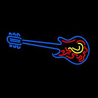 Logo Guitar 1 Neon Skilt