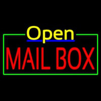 Mailbo  Open Neon Skilt