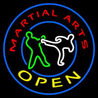 Martial Arts Neon Skilt