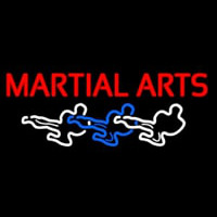 Martial Arts Neon Skilt