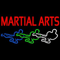 Martial Arts Neon Skilt