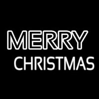 Merry Christmas Logo Neon Skilt