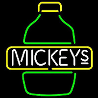 Mickeys Bottle Neon Skilt