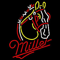 Miler Horse Beer Sign Neon Skilt