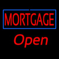 Mortgage Open Neon Skilt