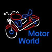 Motor World Neon Skilt