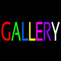 Multi Color Gallery Neon Skilt